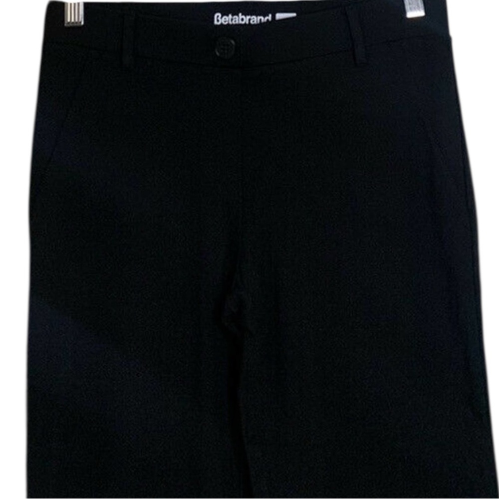 BETABRAND Classic Black Flared Bootcut Dress Yoga Pants 2XL LONG-- Career/Office - Picture 4 of 7